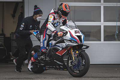 Van der Mark beim Shake-down in Miramas