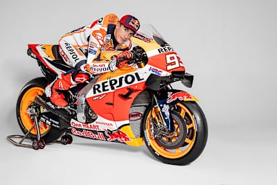 Marc Márquez auf der 2021er Honda RC213V
