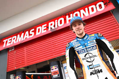 Moto3-Pilot Philipp Öttl in Argentinien