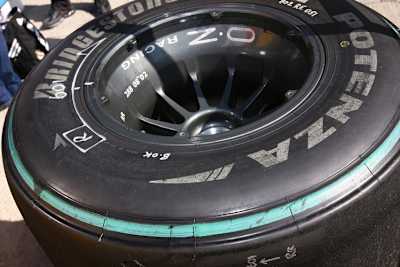 Bridgestone ist zufrieden mit den getesteten Reifen