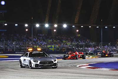 Safety-Car-Einsatz beim Singapur-GP 2018