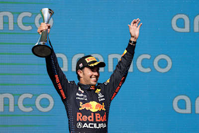 Sergio Pérez nach seinem dritten Platz in Texas