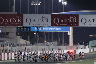 Die Moto2-Piloten starten 2020 doch noch unter Flutlicht