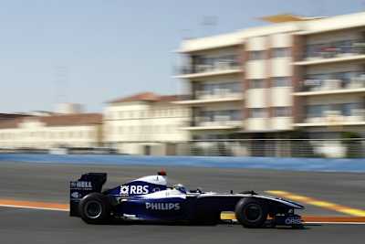 Nico Rosberg auf dem Weg zu Platz 7.