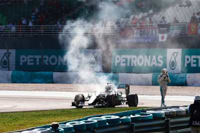 Pechvogel Lewis Hamilton