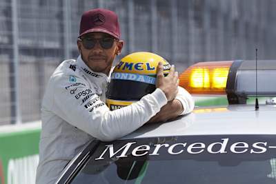 Lewis Hamilton am Samstag in Kanada