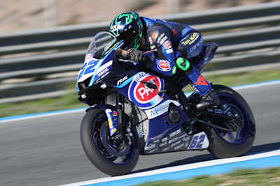 Die Yamaha R6 ist weiterhin konkurrenzfähig: Hier Stefano Manzi