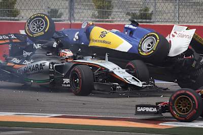 Nico Hülkenberg und Marcus Ericsson in Russland