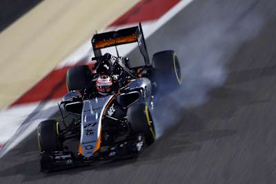 Nico Hülkenberg in der Nacht von Bahrain