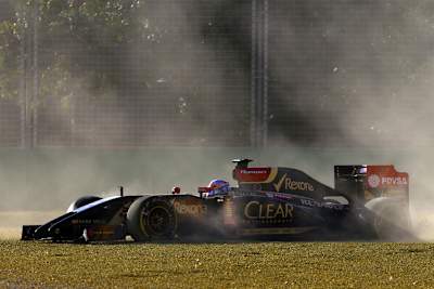 Ausflug ins Grüne: Romain Grosjean