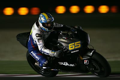 Loris Capirossi: Zweitschnellster mit der Suzuki.