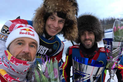 Die Top-3: Franz Zorn, Igor Kononov und Jasper Iwema (v.l.)