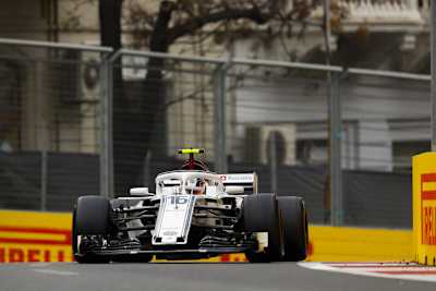 Charles Leclerc im Sauber