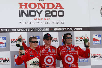 Briscoe, Dixon, Franchitti (vl.) – einer dieser drei wird Meister