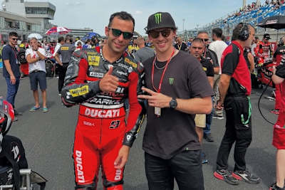 Tobias Ebster mit Danilo Petrucci