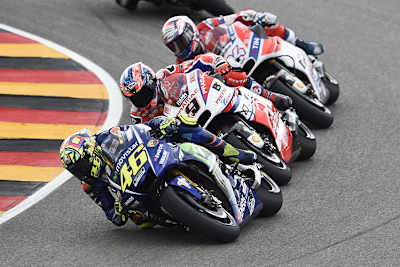Valentino Rossi 2017 auf dem Sachsenring
