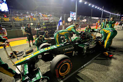 Kovalainen hat Anschluss an Mittelfeld gefunden.