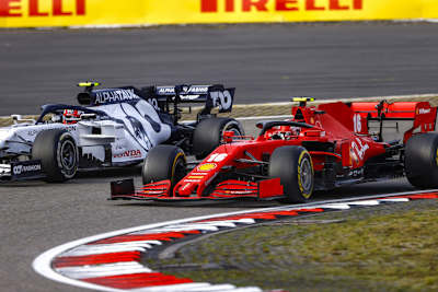 Charles Leclerc gegen Pierre Gasly