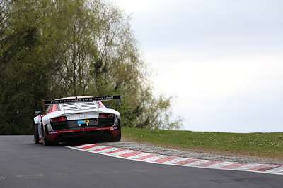 Das Motto prangert sogar auf dem Heckspoiler des Audi R8 LMS ultra