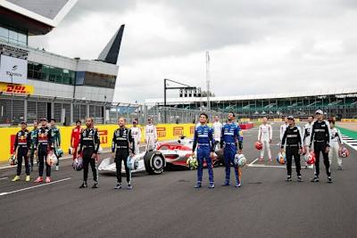 Die Teamkollegen in Silverstone