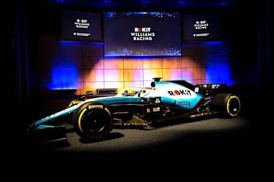 In diesen Farben geht Williams 2019 an den Start