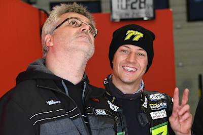 Jochen Kiefer mit Dominique Aegerter