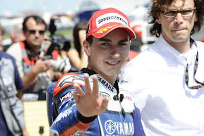 Jorge Lorenzo ist wieder gut gelaunt