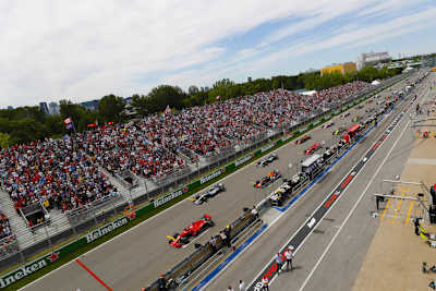 Start zum Grossen Preis von Kanada 2018