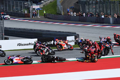 Fabio Quartararo löste in der ersten Kurve eine Kettenreaktion aus