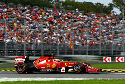 Kimi Räikkönen im freien Training von Monza