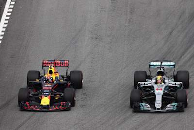 Lewis Hamilton wollte im Duell mit Max Verstappen nicht zu viel riskieren