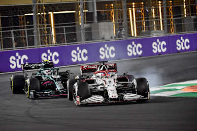 Kimi Räikkönen und Sebastian Vettel