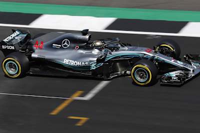 Lewis Hamilton holte sich die vierte Silverstone-Pole in Folge!