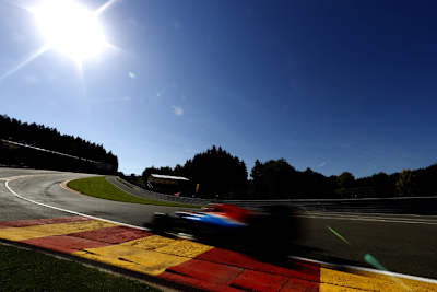 Pascal Wehrlein in Eau Rouge