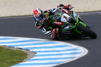 Jonathan Rea musste sich mit Platz 2 im Qualifying zufrieden geben