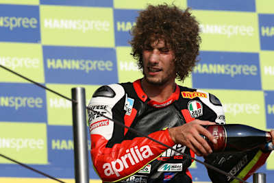Marco Simoncelli fuhr 2009 in Imola aufs Podest