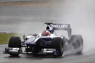 Regen-Spezialist Rubens Barrichello im Williams FW32