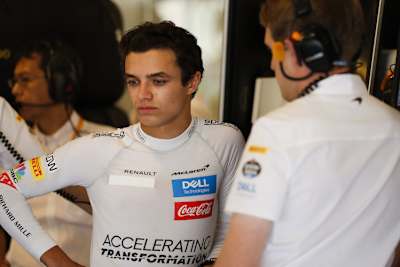 Lando Norris in Abu Dhabi 2019