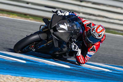 Iker Lecuona auf der neuen Honda Fireblade