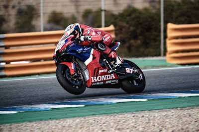 Xavi Vierge bei seinem ersten Honda-Test