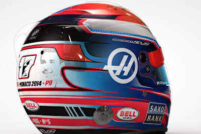 Der Monaco-Helm von Romain Grosjean