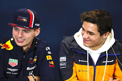 Max Verstappen und Lando Norris