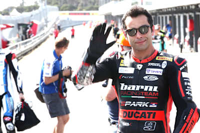 Danilo Petrucci fährt in der Superbike-WM für das Team Barni Ducati