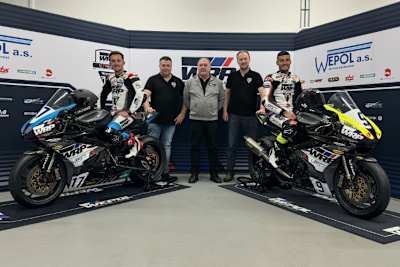 Das WRP-Team (v.l.): John McPhee, Rob Vennegoor, Ludek Weag, Frank Krekeler und Jorge Navarro