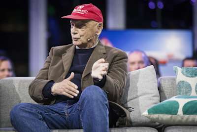 Niki Lauda in der Sendung «Sport und Talk aus dem Hangar-7» 