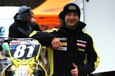 Brian Hsu freut sich auf die Saison 2015 mit der Suzuki 250 Viertakter