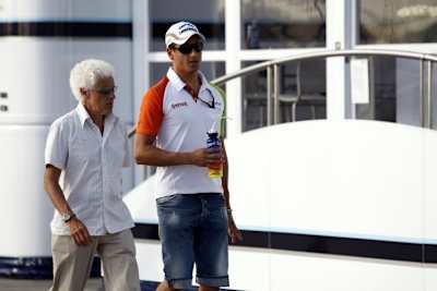 Sutil senior mit Sutil junior.