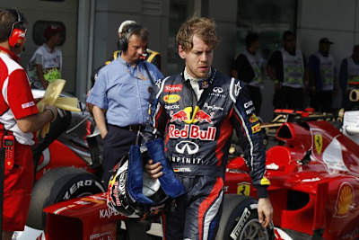 Vettel: Zufriedenheit sieht anders aus.