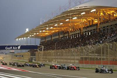 Start zum Bahrain-GP 2015