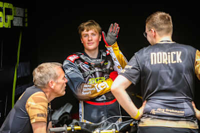 Norick Blödorn (Mitte) sammelte in der SEC wichtige Erfahrungen